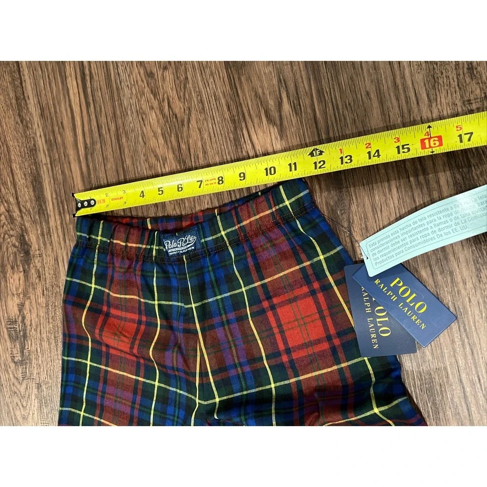 Polo Ralph Lauren Youth Red Plaid Sleep Pants Size 8